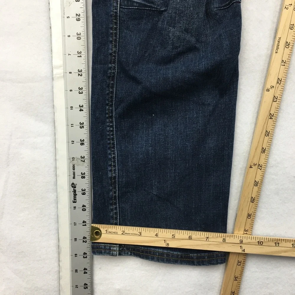 KUHL Rydr Jeans Mens 38x34 Dark Indigo Blue Articulated Knee Denim Pants (FLAW)